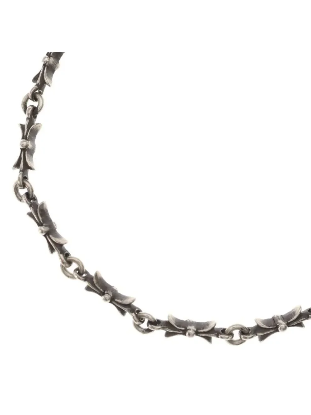 Chrome Hearts Tiny Bar Necklace Silver